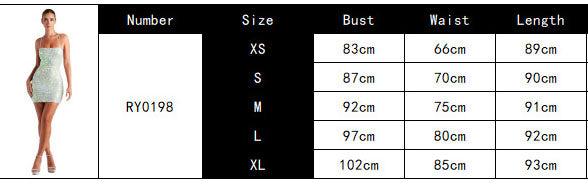 Women 's Summer Strap Sequin Sexy Bodycon Party Dress 6