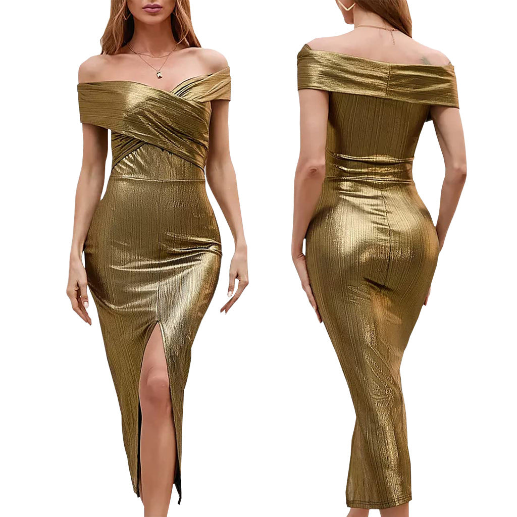 Women Sexy Solid Dress 3
