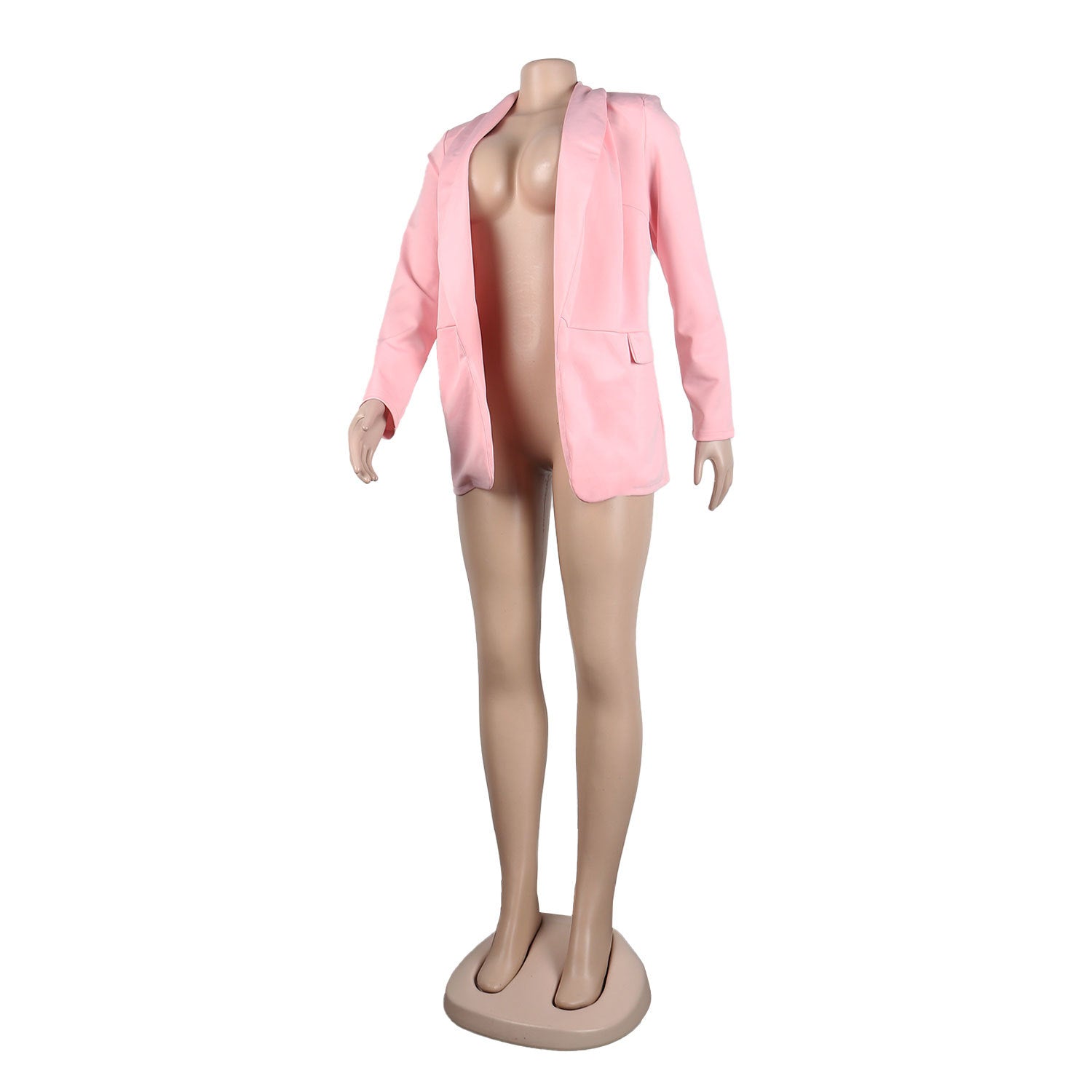 Women Fall/Winter Solid Long Sleeve Casual Blazer 21