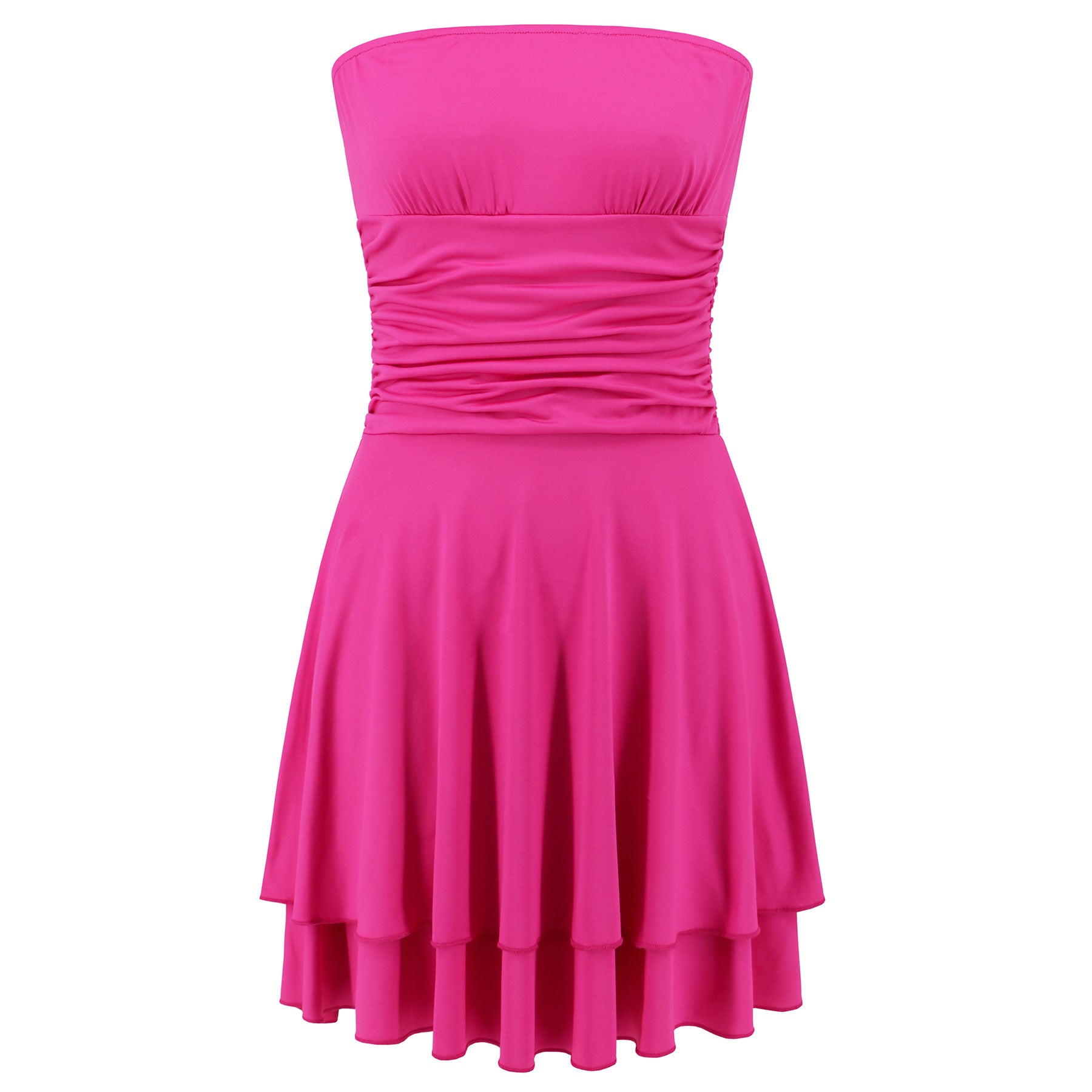 Sexy Women's Strapless Slim Fit Nightclub Dress 10