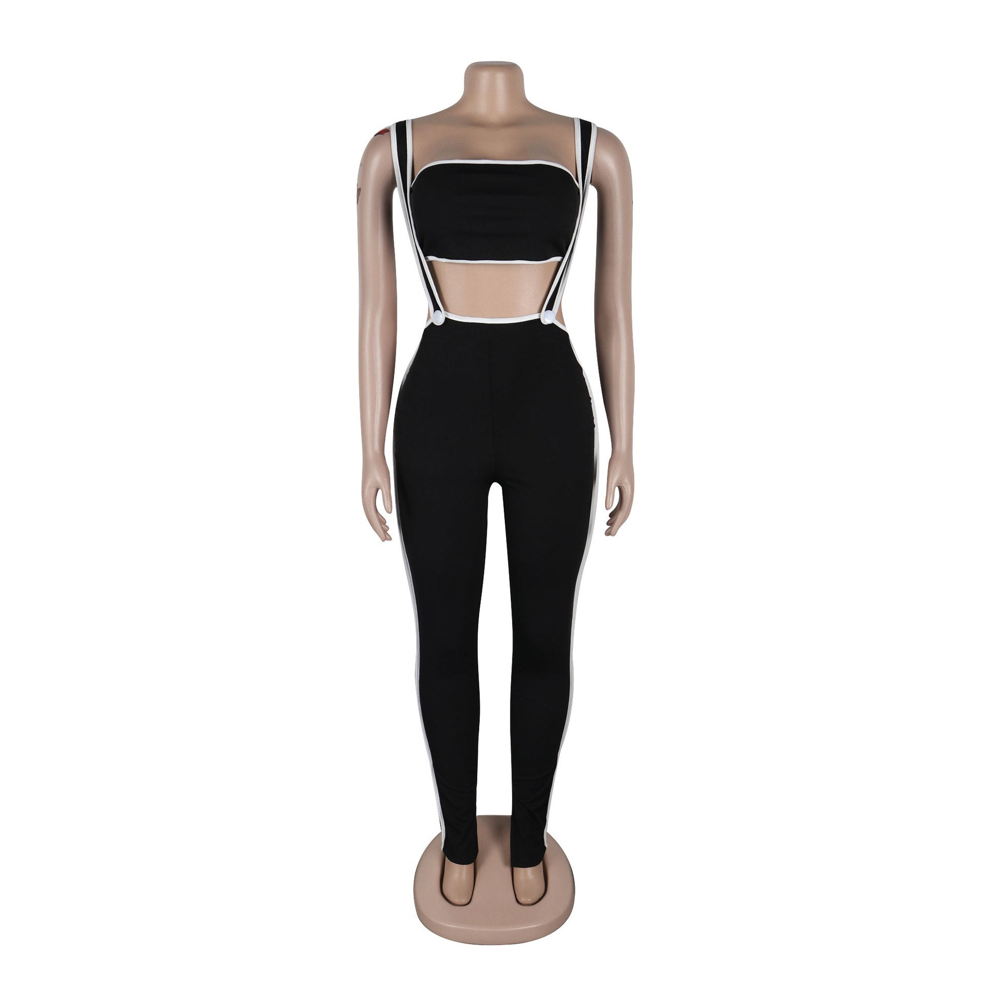 Tube Top Strap Trousers Two-Piece Set 25