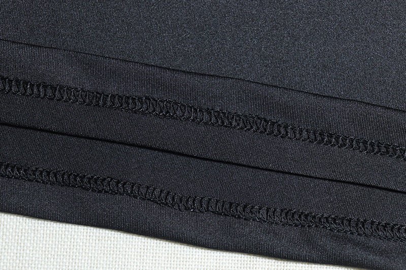 Women's Solid Color Round Neck Long-Sleeved Trendy Women's Bodycon Dress 14