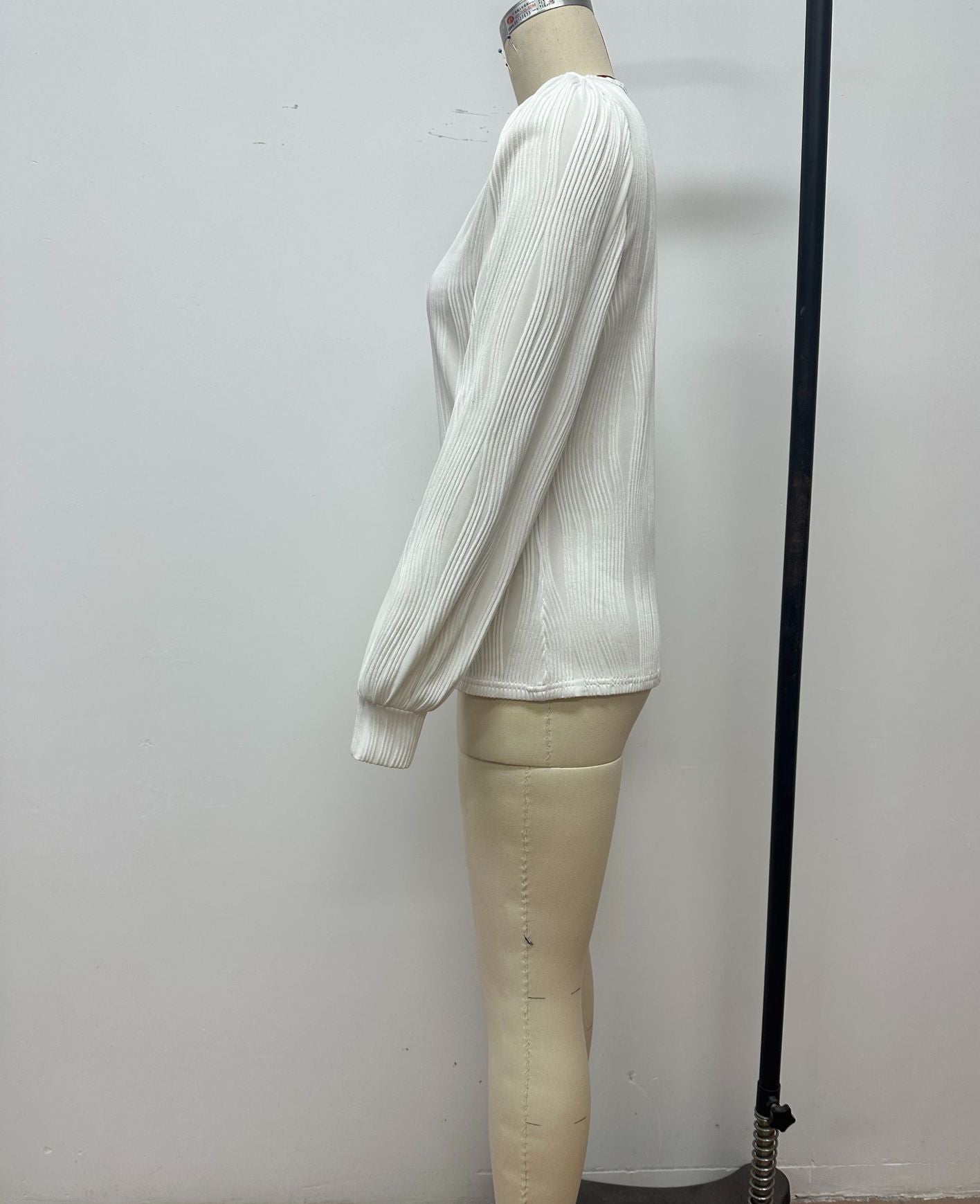 Women long-sleeved lace v-neck Casual shirt 10