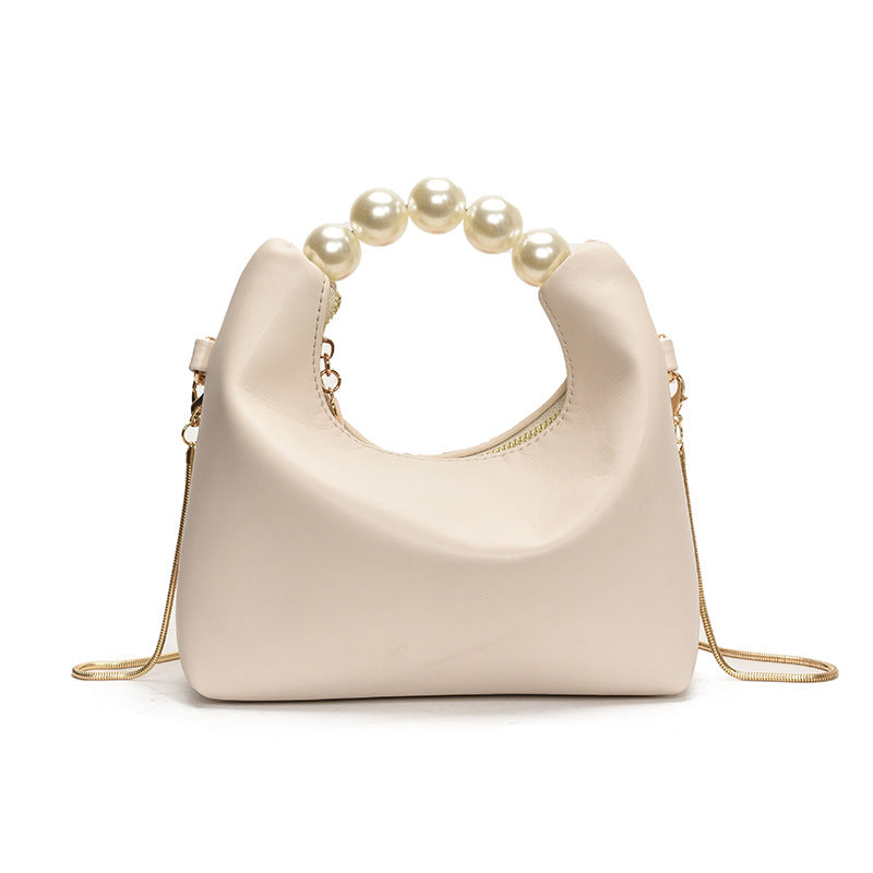 Women Pearl Handbag Chain Crossbody Bag 4