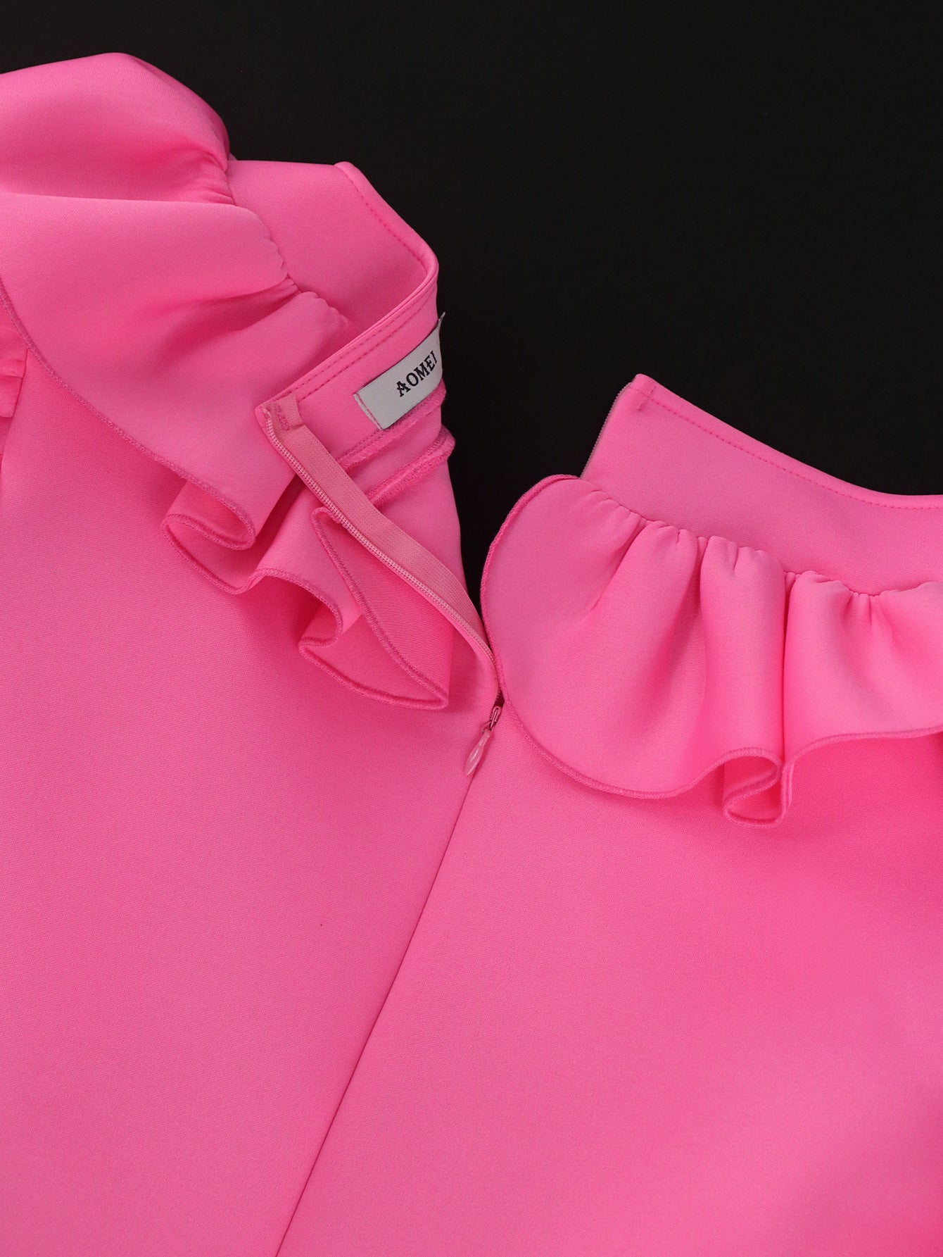 Puff Sleeve Long Dress Bodycon Formal Party Gown 15