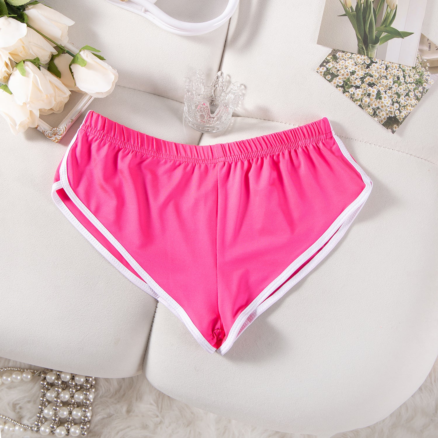 Summer Women's Sexy Running Stretch Sports Yoga Fitness Shorts 72