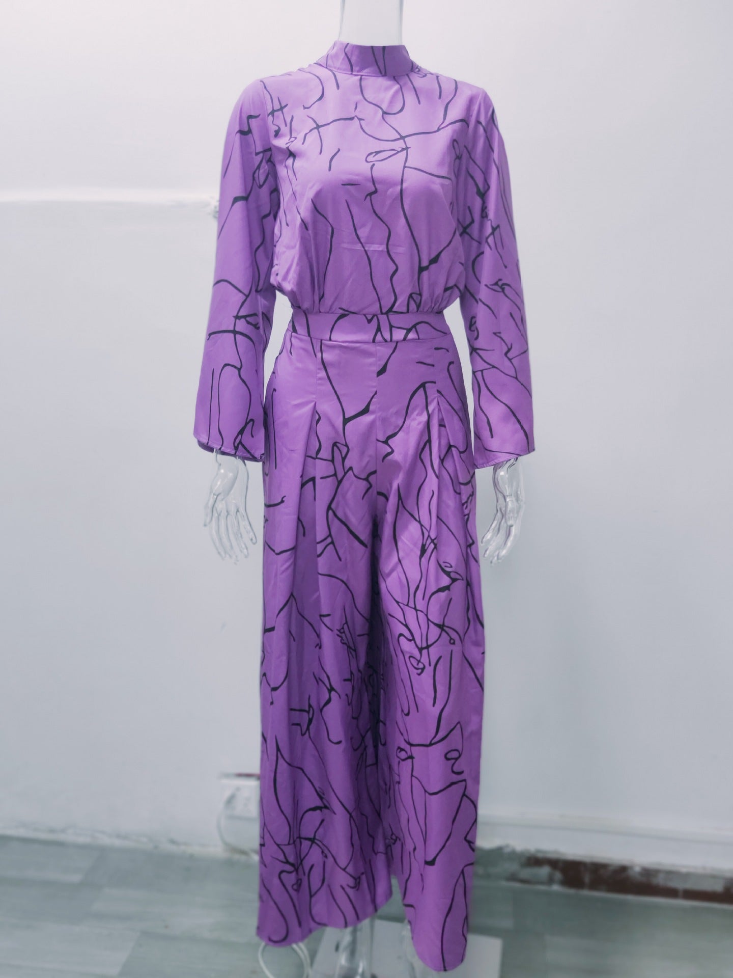 Women Summer Elegant Lace-Up Print Sleeveless Jumpsuit 16