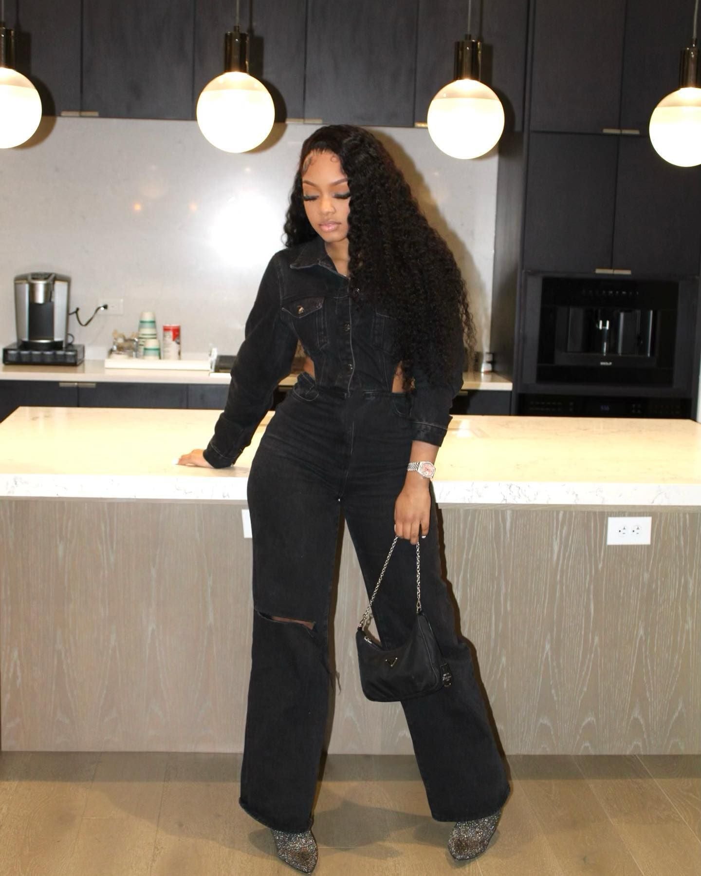 Casual Stretch Fashion Denim Jumpsuit