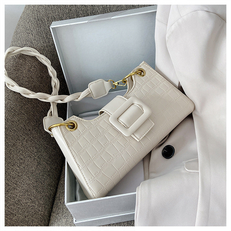 French Armpit Bag Women's Trendy Fashion Crossbody Bag Shoulder Baguette Bag 26