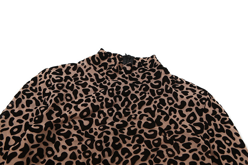 Summer Street Style Leopard Print High Waist Tight Fitting Slim Fit Jumpsuit 12