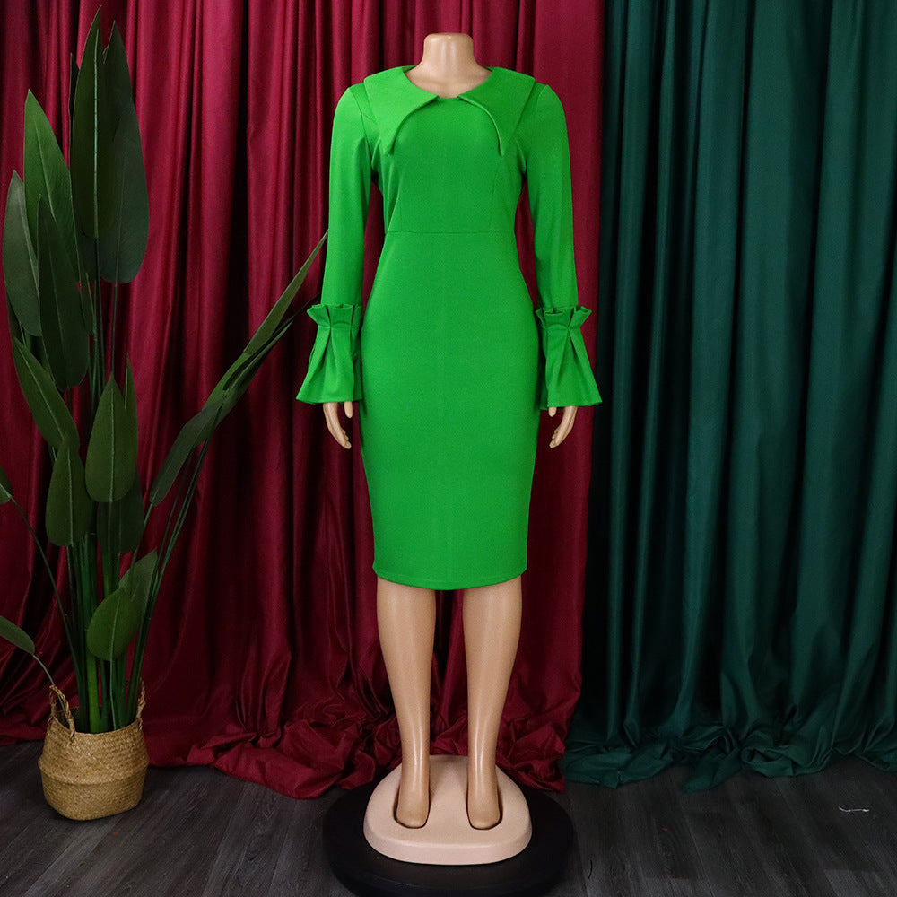 Plus Size Women African Bodycon Dress 36