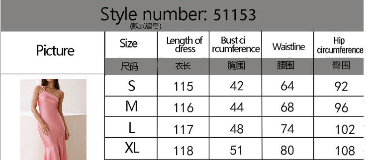 Women Spring Summer Sexy Slash Shoulder Lace-Up Backless Fishtail Dress 6