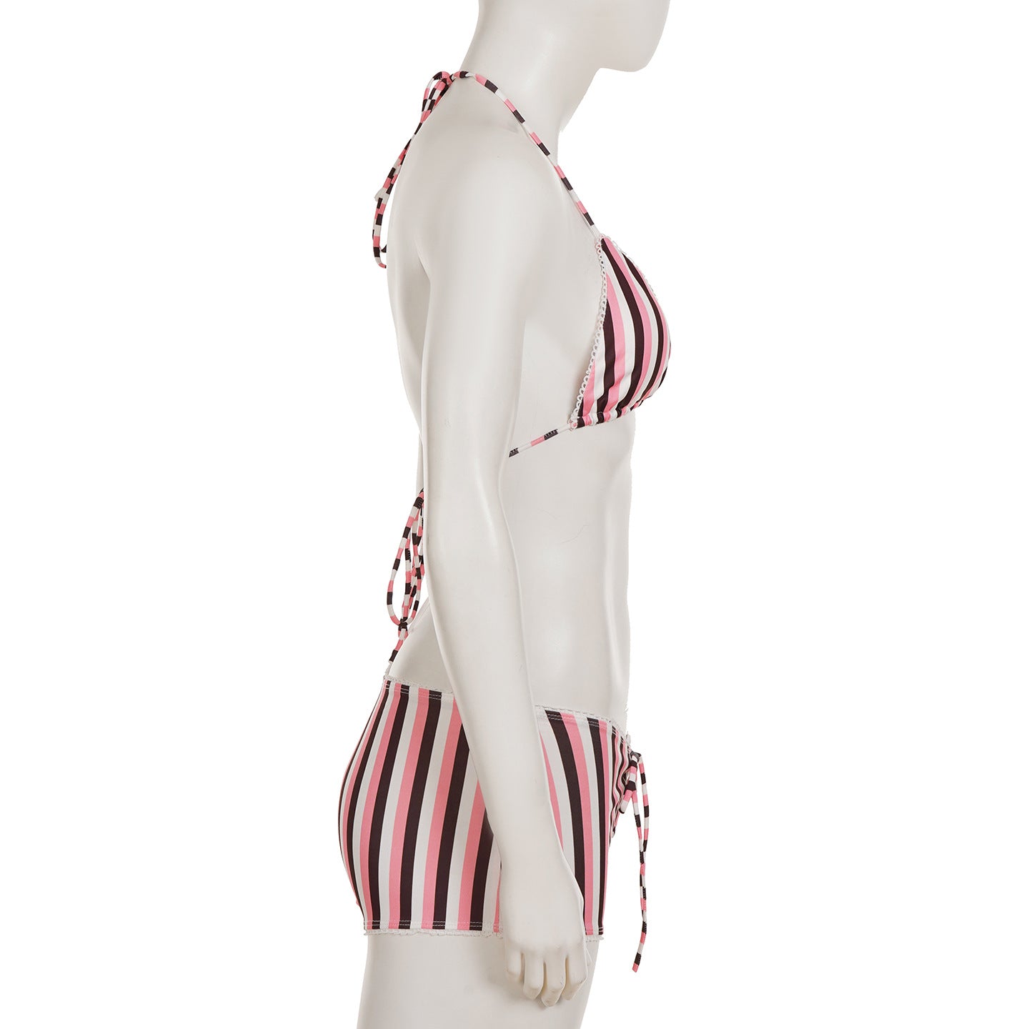 Women sexy stripes Two Pieces Swimwears 8
