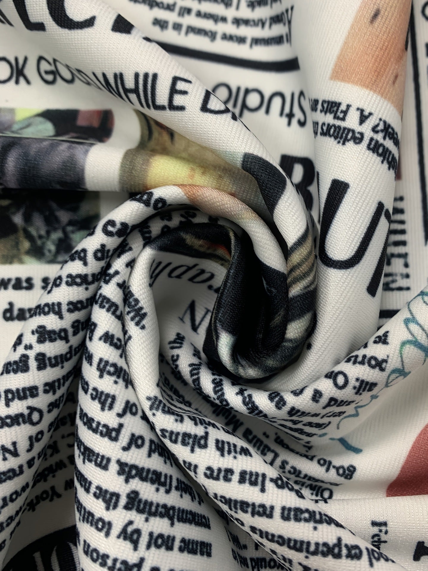 Fashionable trendy prints elastic high waist Casual loose straight Pants 6