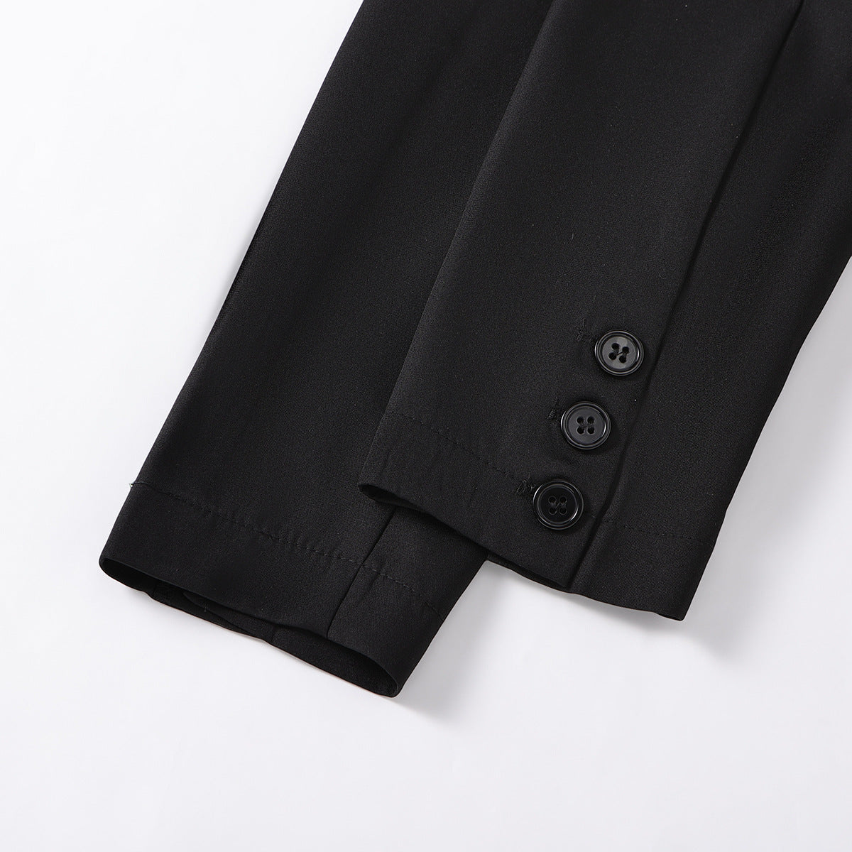 Women Solid Career Long Sleeve Suit Dress 9