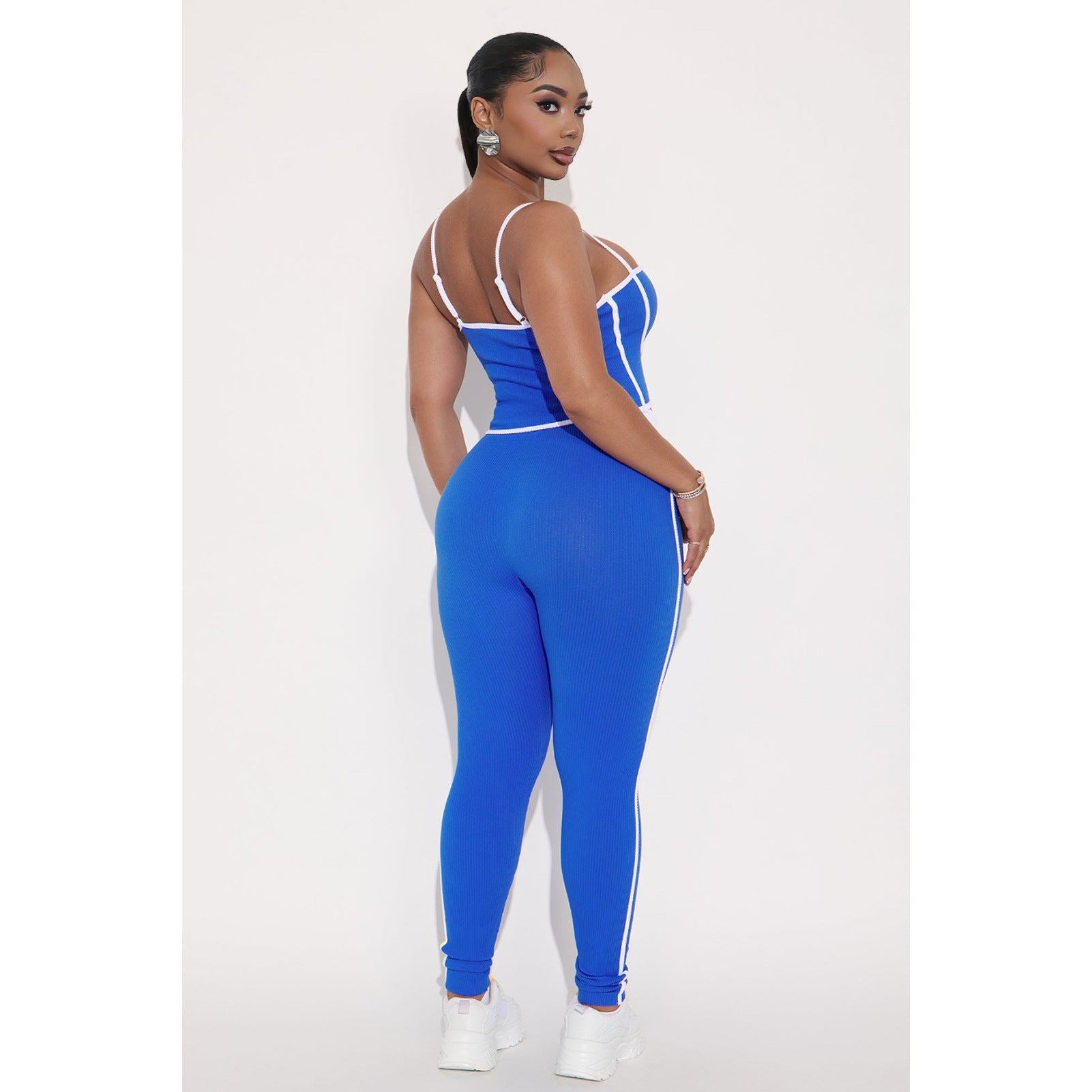 Women Sports Suspender Top and Pants Two-Piece Set 28