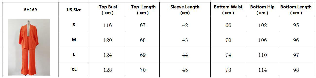 Women Solid long-sleeved shirt and pleated elastic waist trousers two-piece set 16