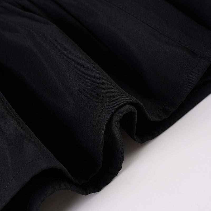 Women Pleated Casual Solid V-Neck Shirt 16