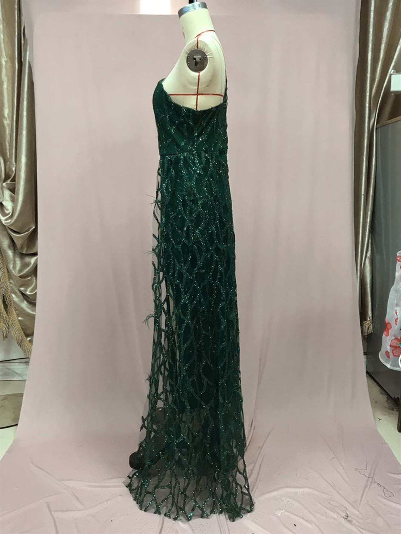 Sequin Long Sleeveless Fashion Slim Fit Chic Maxi Evening Dress For Women 15