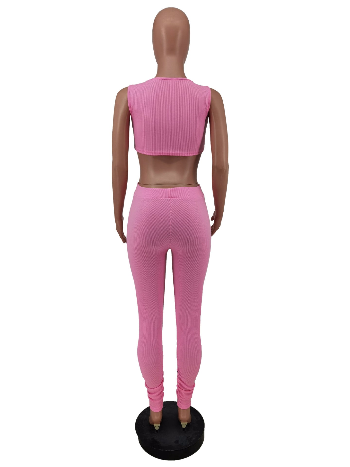 Women Sleeveless Top and Pant Two-piece Set 15