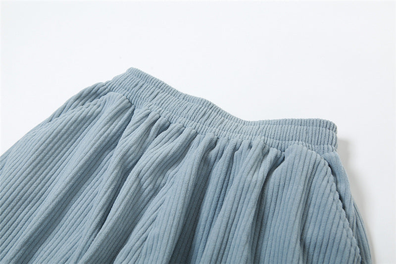 Women High Waist Casual Loose Straight Pant 14