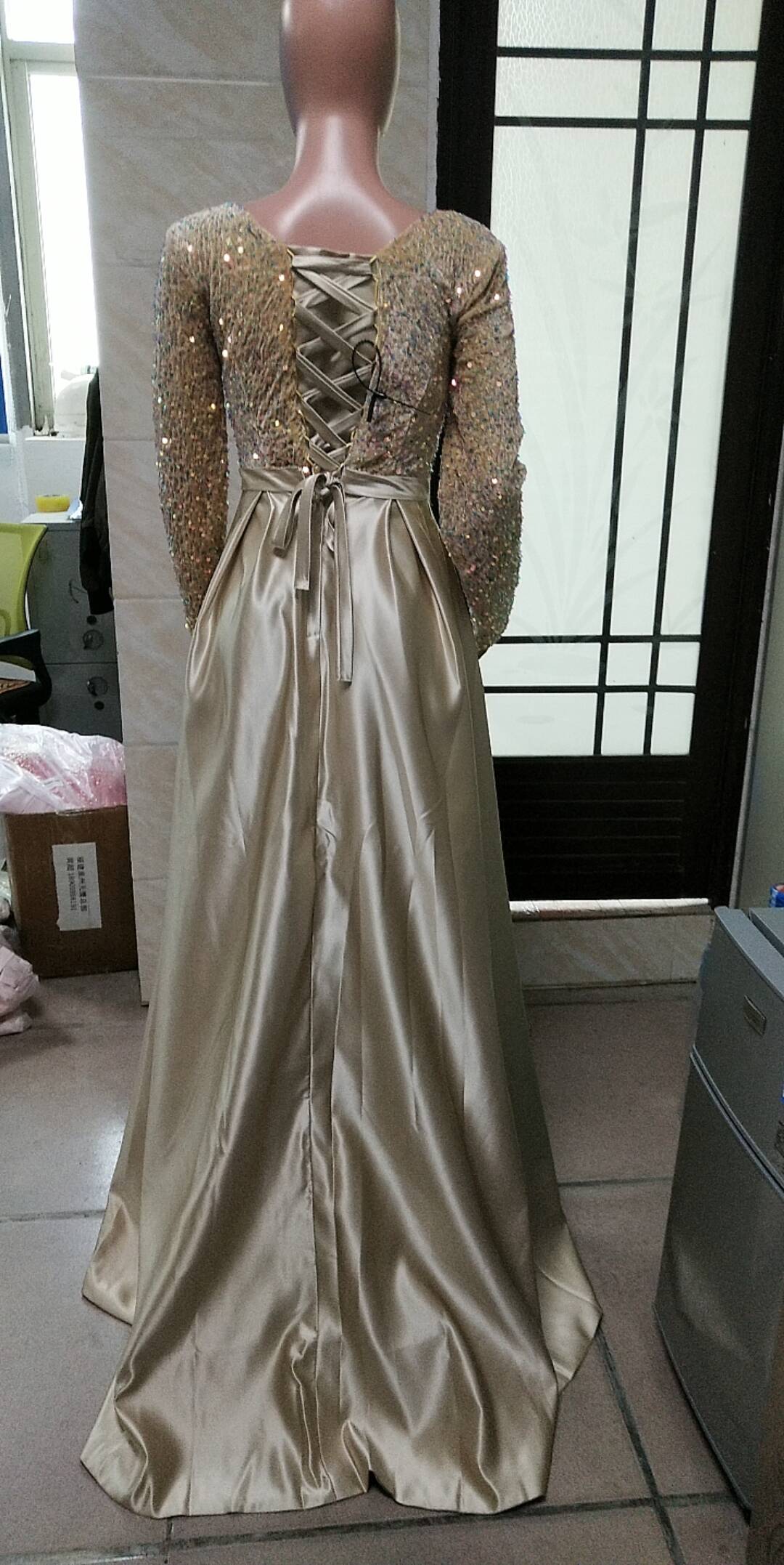 Spring Summer Party Dress Long Sequin Evening Dress（Processing time need 3-6 days） 26