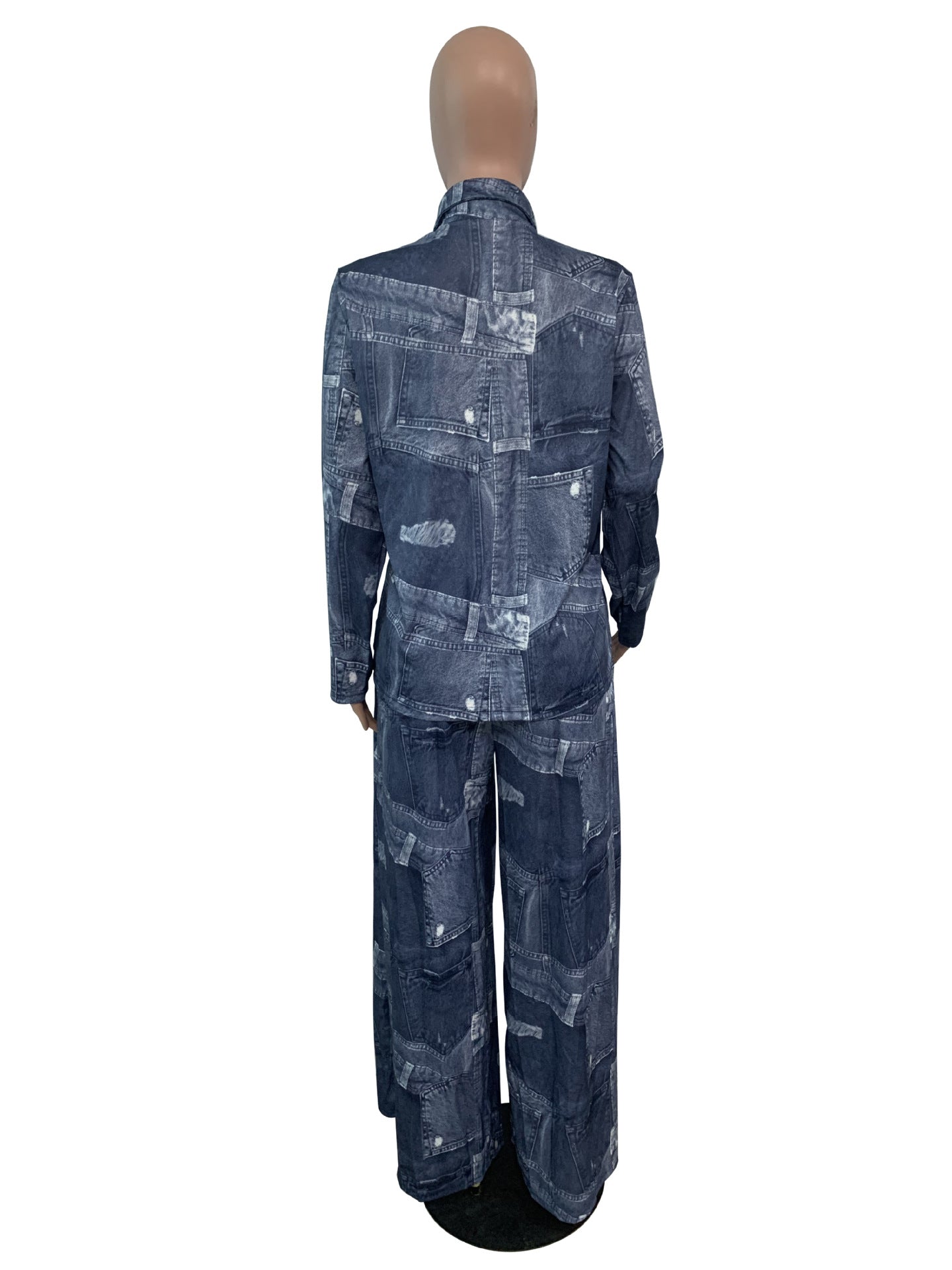 Women's Loose Casual Print Two-Piece Pants Set 11