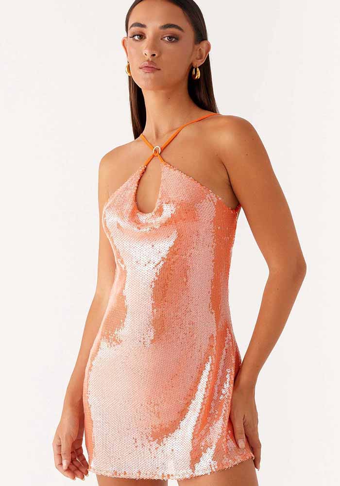 Women Backless Halter Neck sleeveless sexy bodycon dress