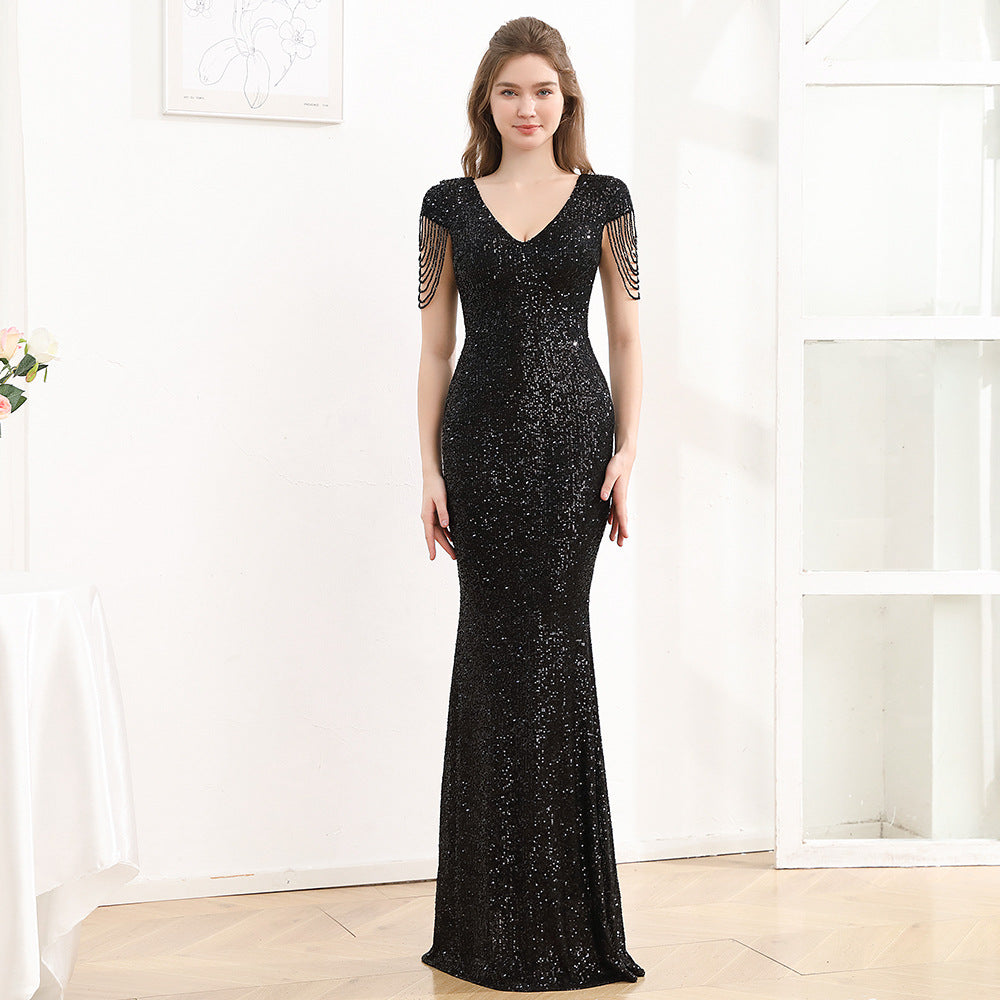 Formal Party Luxury Slim Fit Long Dress Evening Dress For Women 9