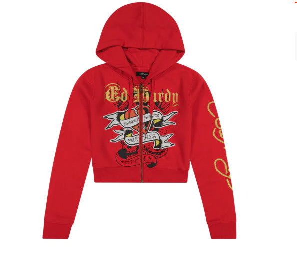 High Street Graffiti Print Pattern Pullover Hoodie 5