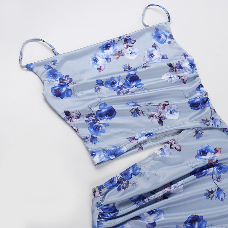 Women printed sexy summer Beach Holidays dress 12