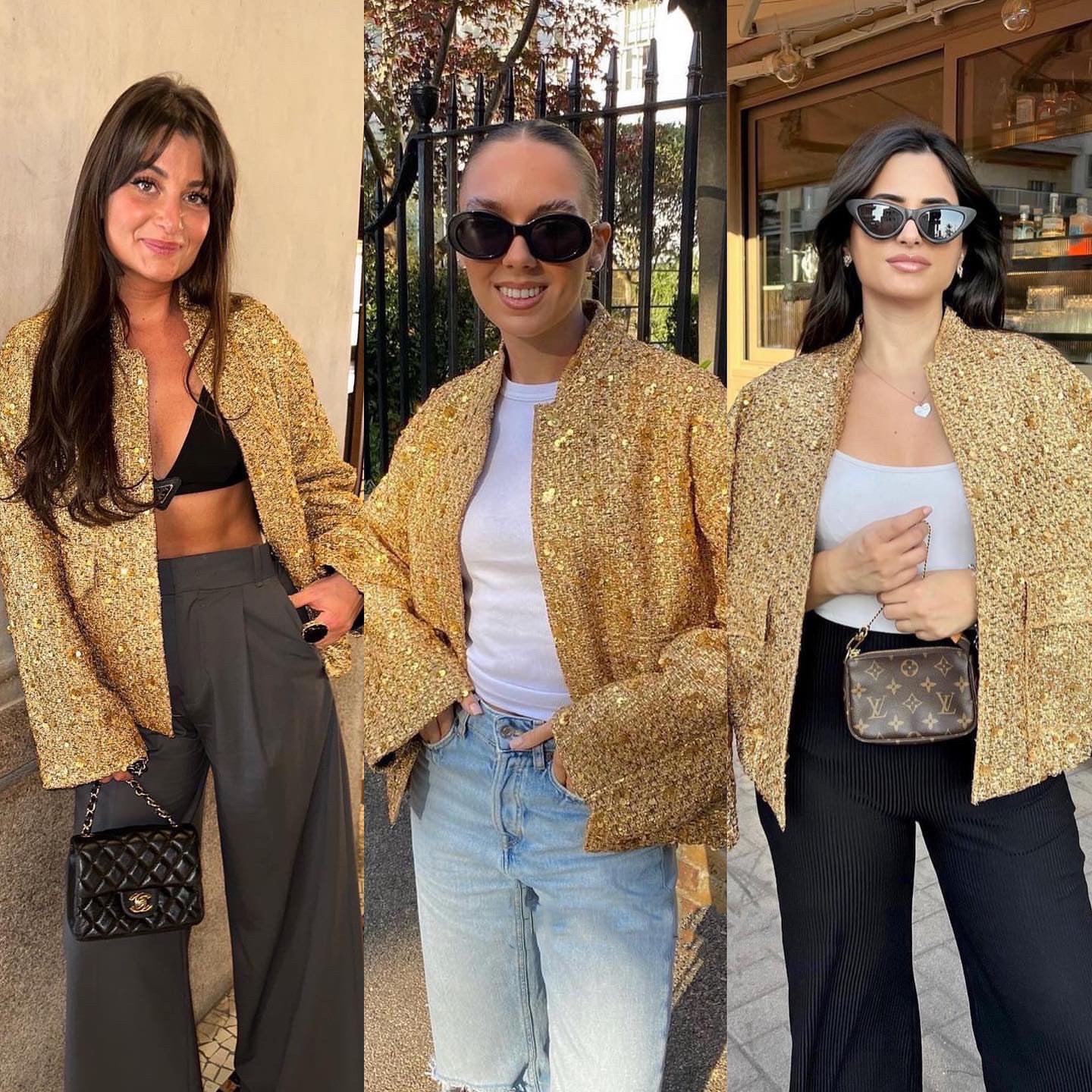 Autumn Women's Stand Collar Sequined Jacket 6