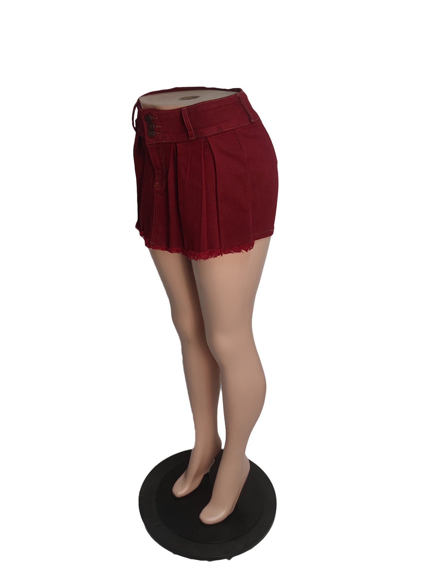 Women's Vintage Wash Stretch Denim Shorts 40