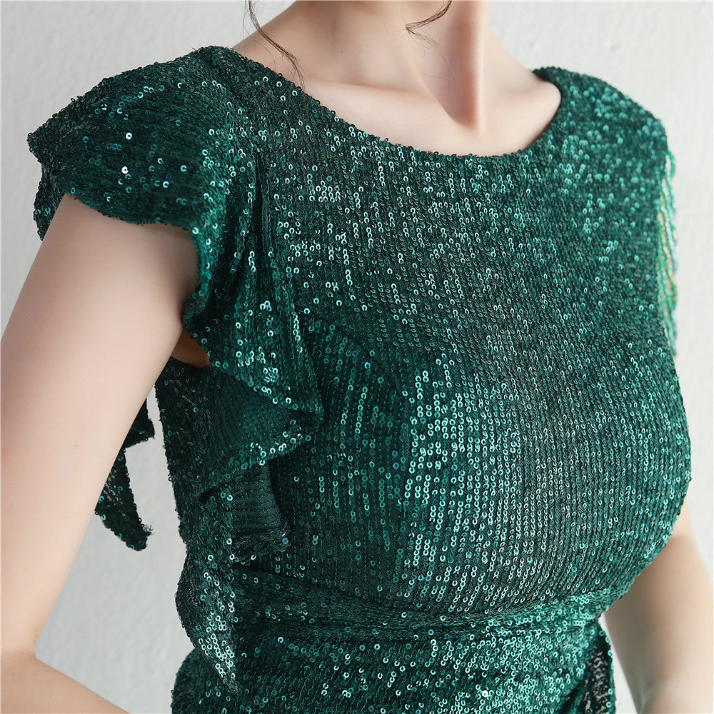 Beaded Sequin Nightclub Party Sexy Bodycon Short Dress 17