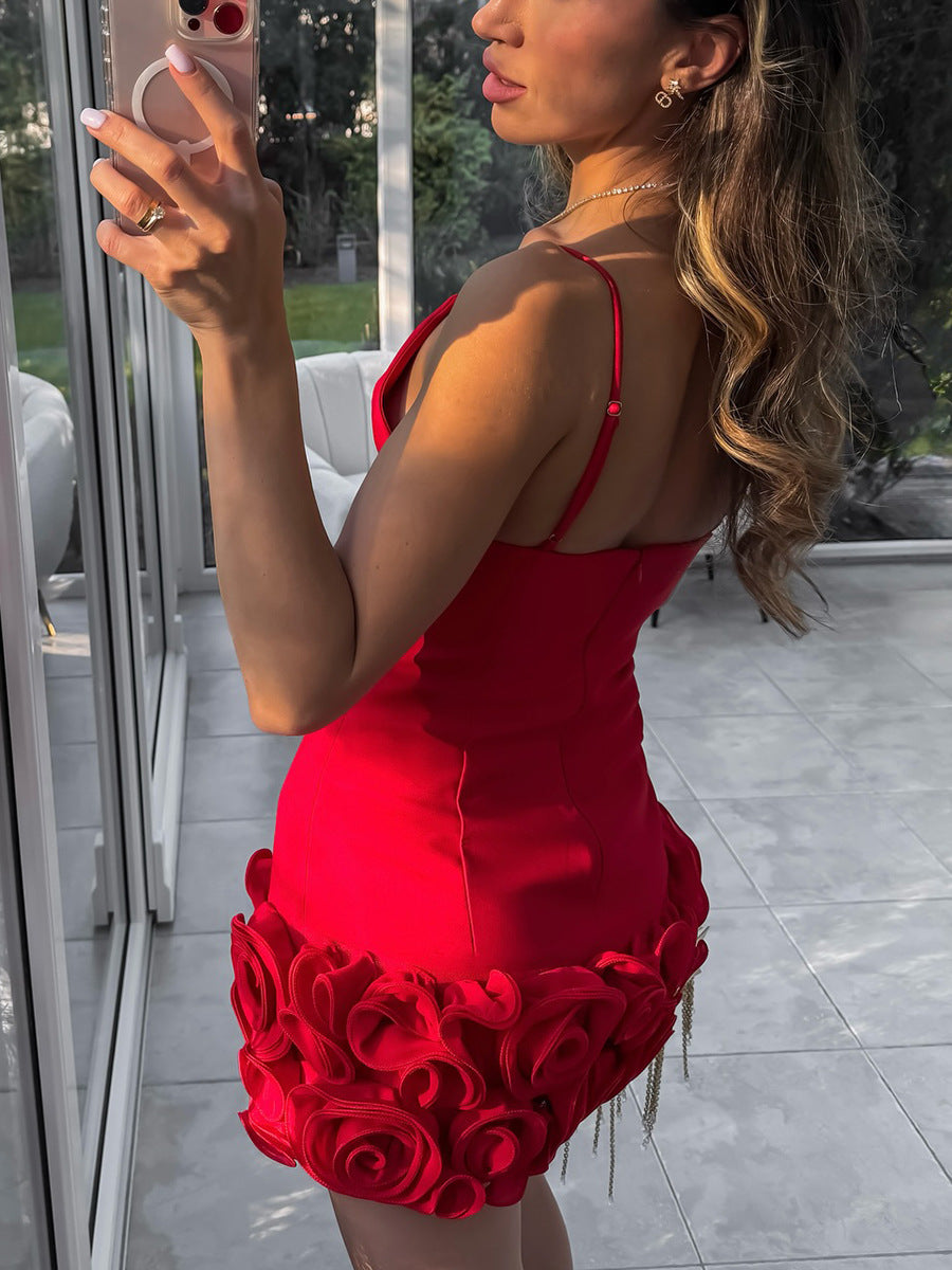 Women Summer Sleeveless Halter Dress 5