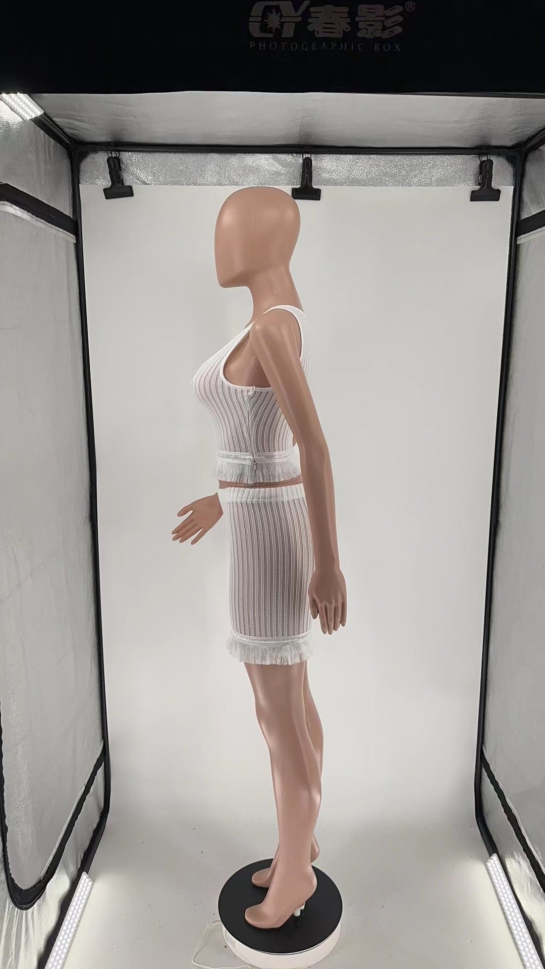 Women'S Sweet Solid Color Tassel Two-Piece Shorts Set 14