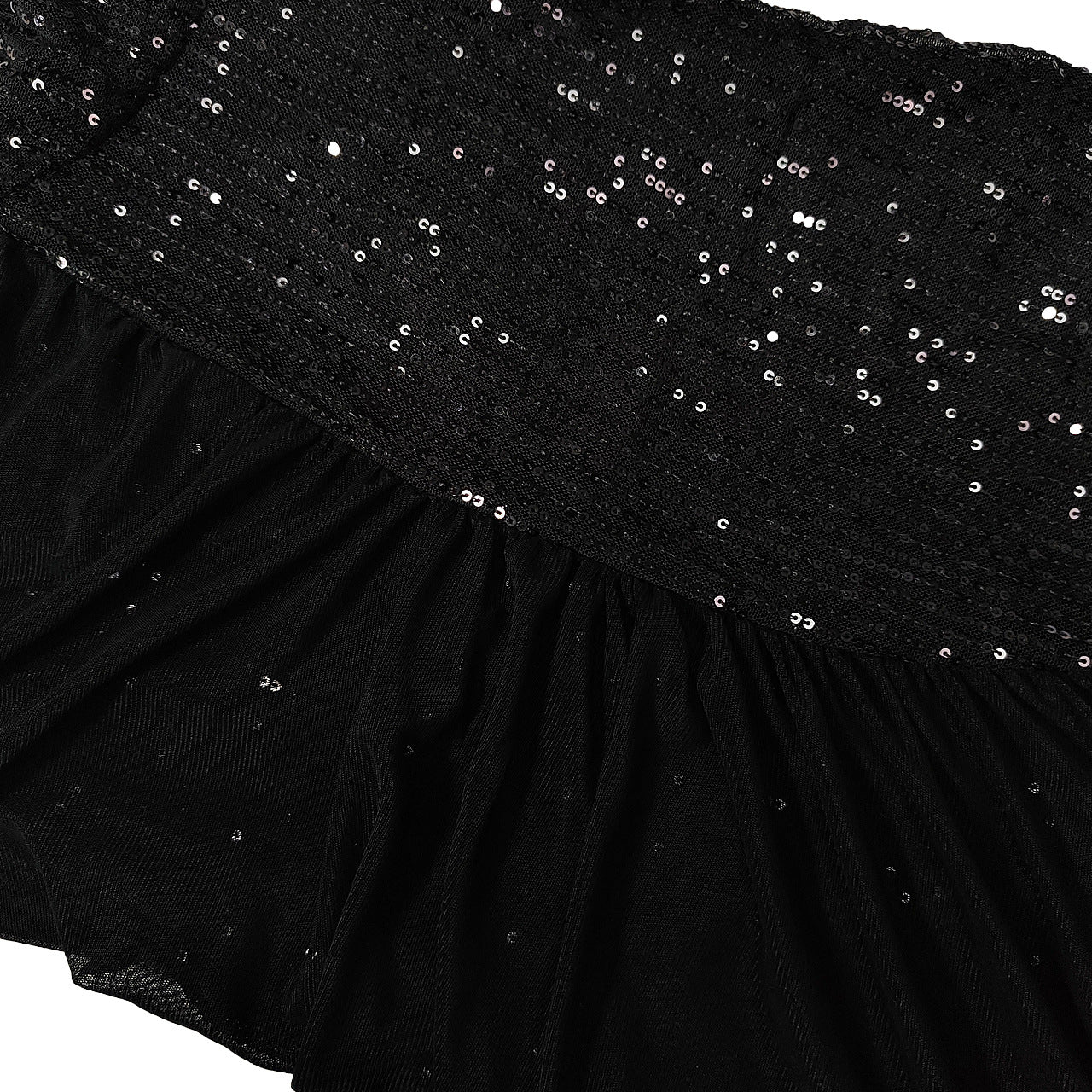 Women's Strapless Slit Sequin Dress 17