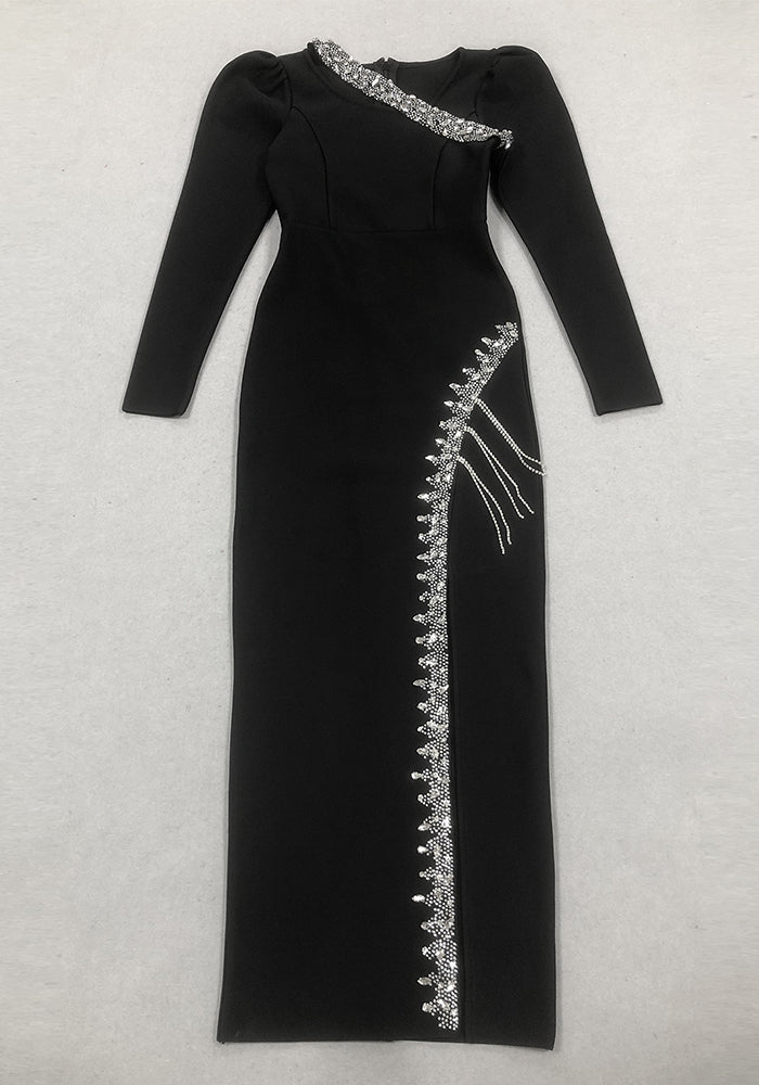 Slim Elegant Sexy Slim Bandage Long Dress