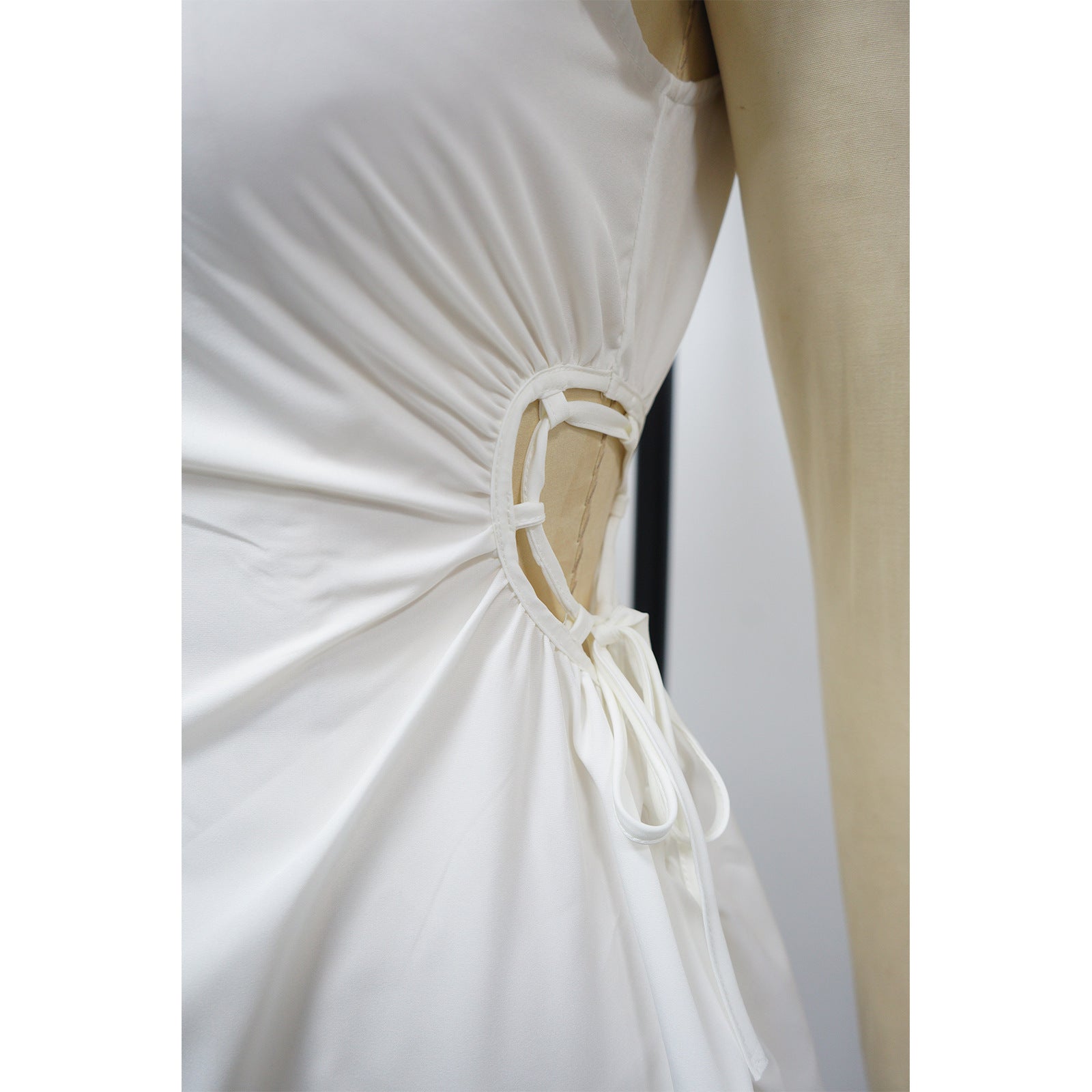 Summer Women Round Neck Solid Dress 16