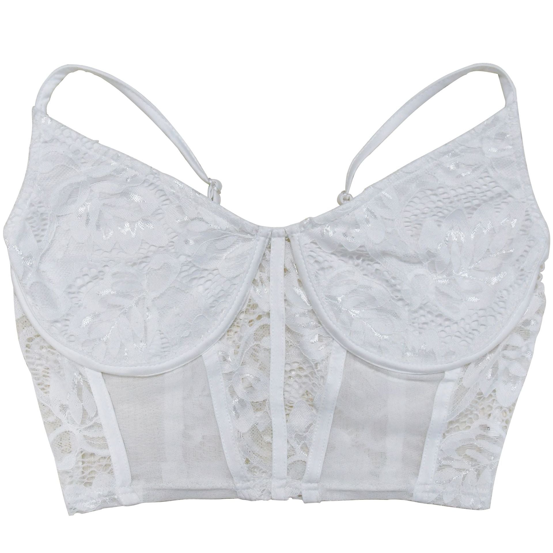 Women Solid Sexy Lace Sleeveless Top and Shorts Two-piece Set 27