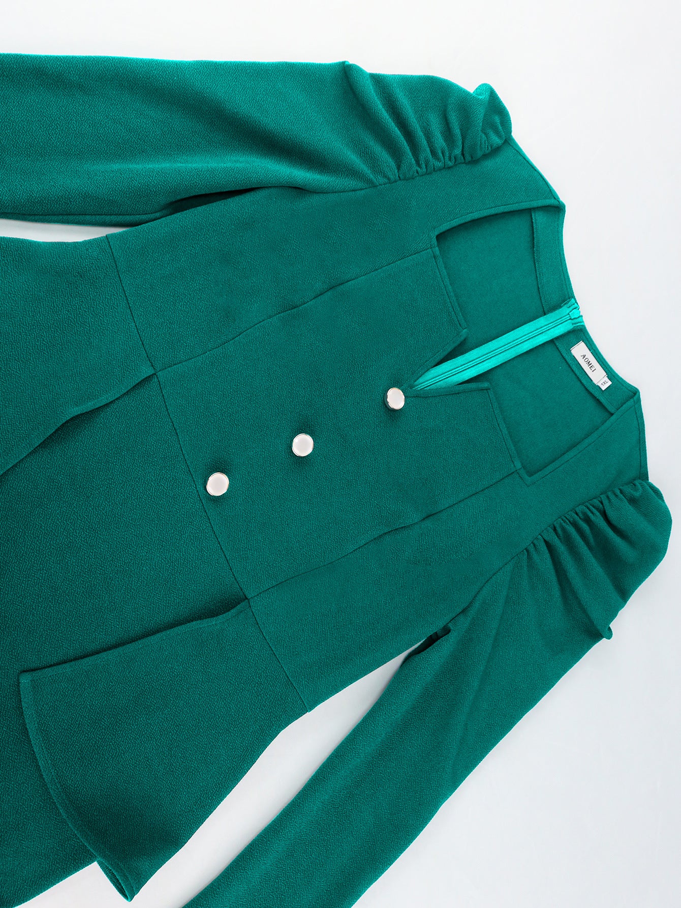 Women Fall/Winter Square Neck Formal Party Dress 6