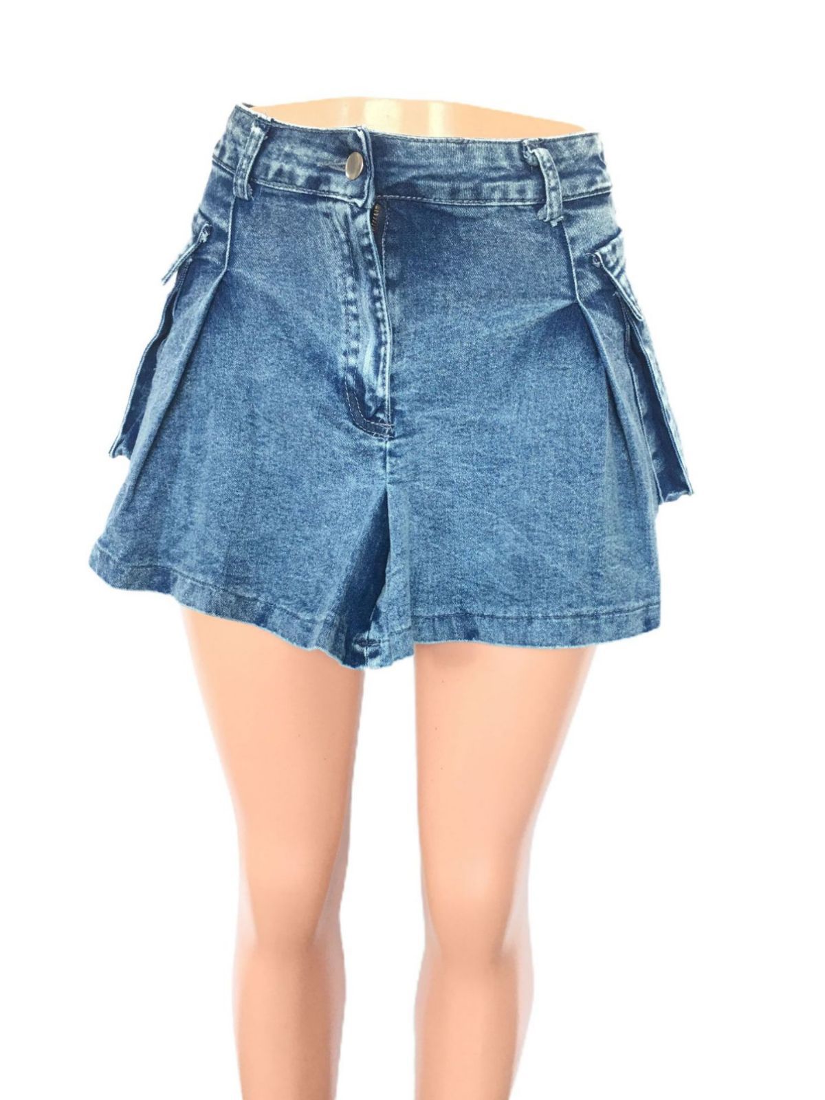 Sexy Fit Denim Mini Club Skirt 6