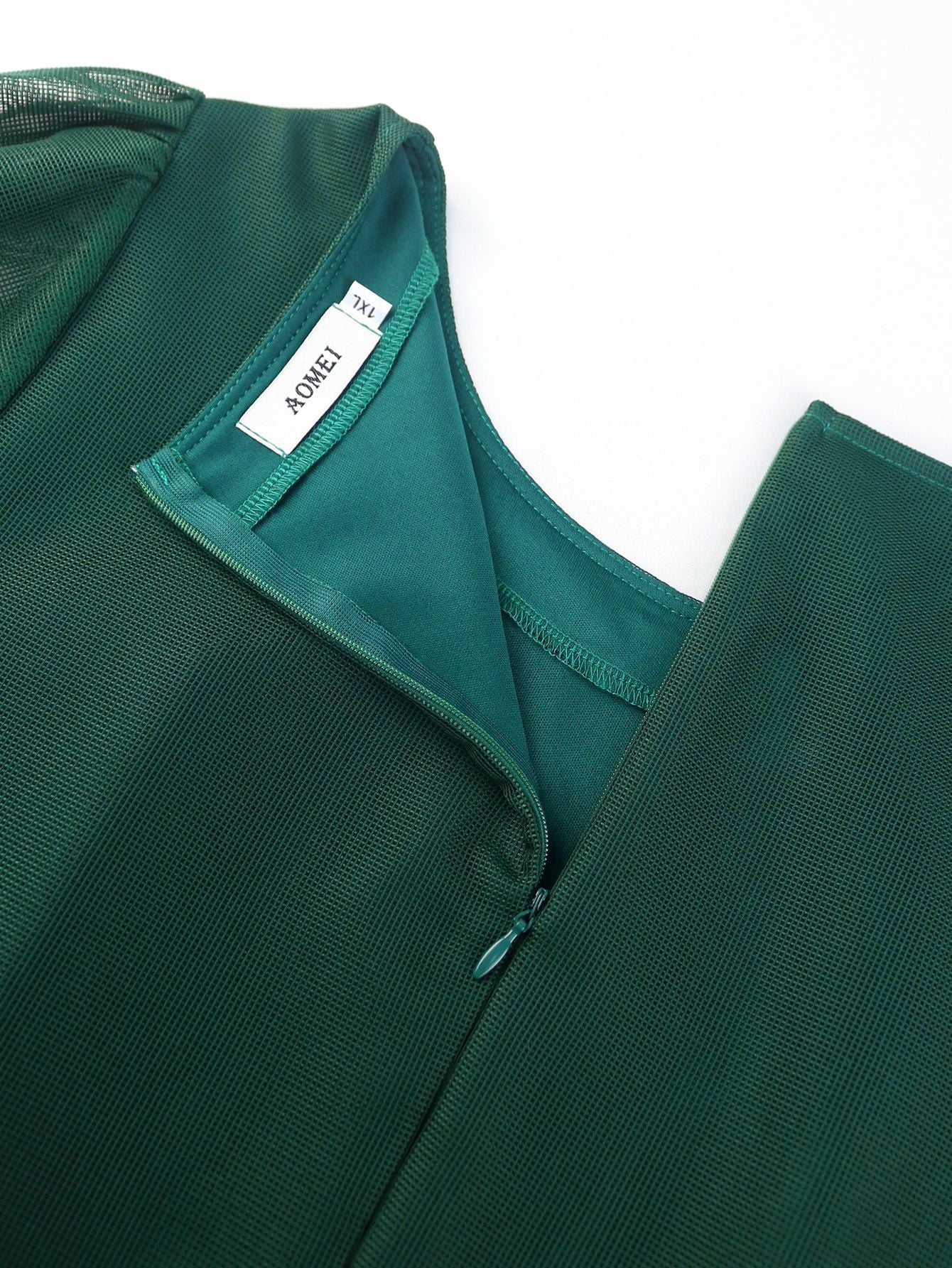 Women Plus Size Puff Sleeve Formal Party Dress 19