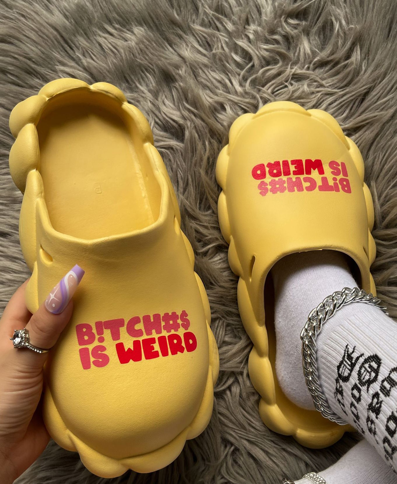 Spring and summer women's shoes Baotou sandals and slippers couple eva waterproof half slippers women Slippers 18