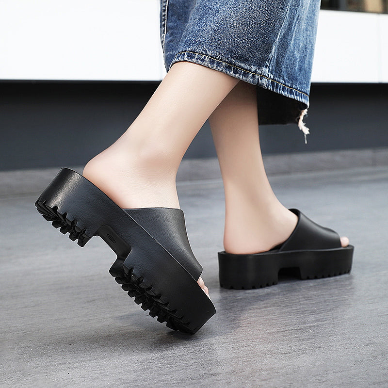 Summer Women's Open Toe Sandals Outdoor Casual Shoes Home Slippers Women's Shoes 48