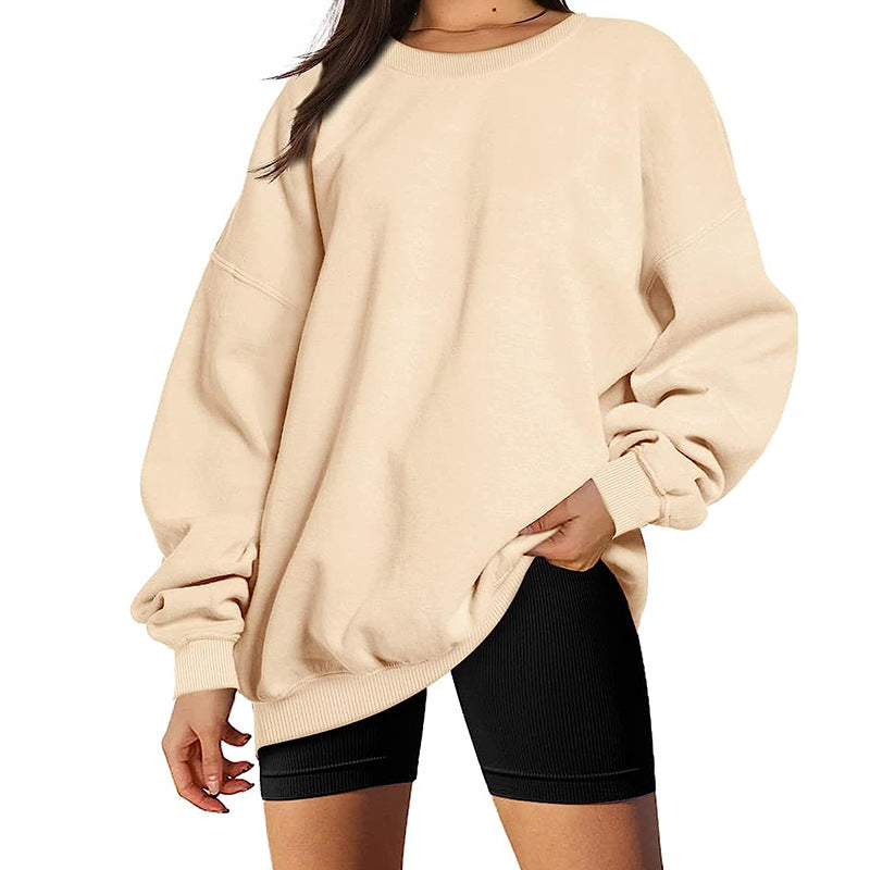 Women's Spring Casual Long Sleeve Tops Fashionable Loose T-Shirt 11