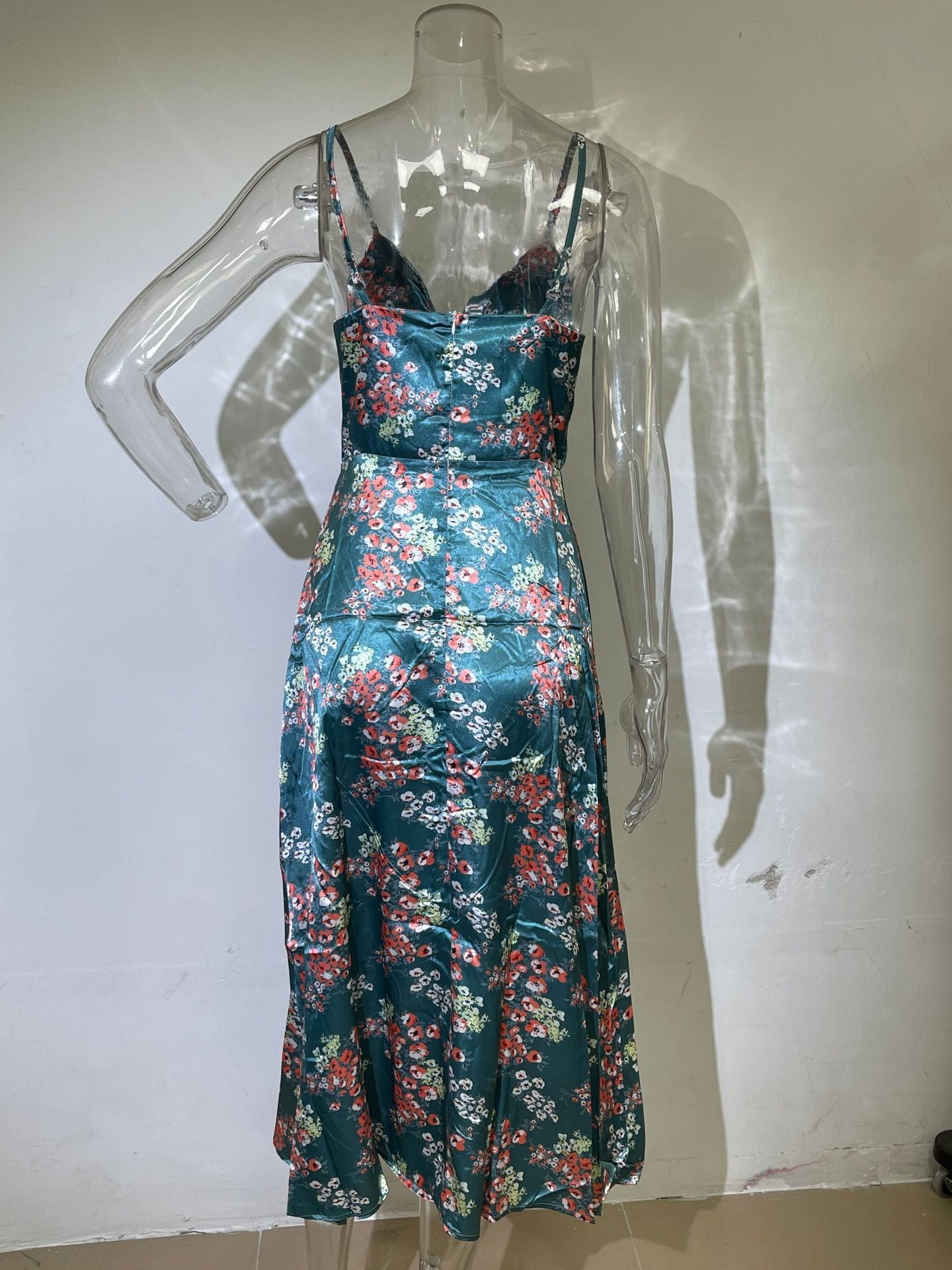 Women's Spring/Summer Floral Print Strap Dress 5
