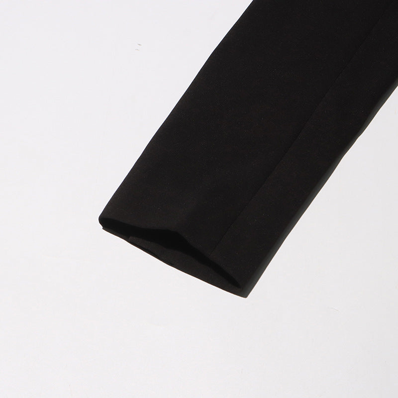 Off-Shoulder Strap Top High-Waist Pleated Skirt Two Piece Set 20