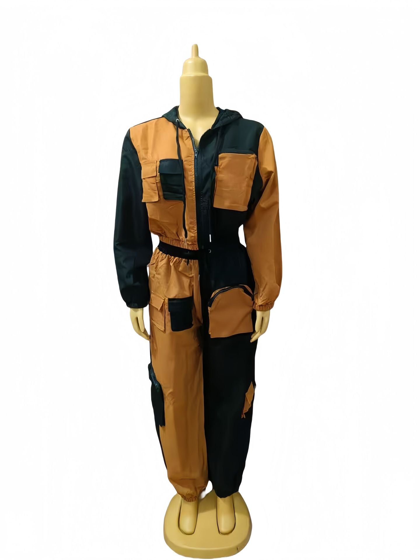 Women Double-piece hooded Top and trousers Casual Two Piece Set 4