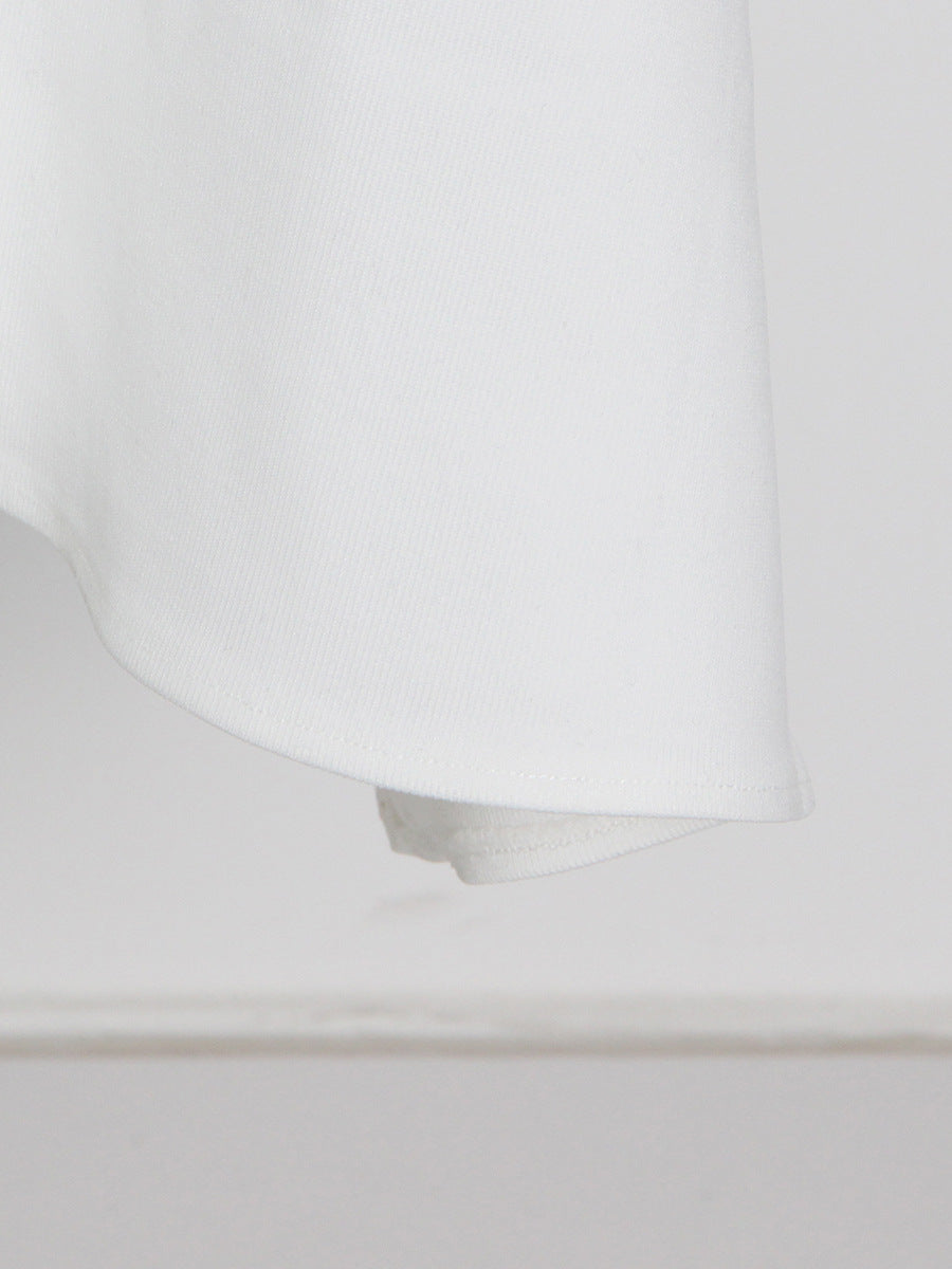 Fashion Two-Piece Spring Round Neck Sleeveless Slim Waist Irregular Two Piece Set 28